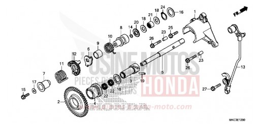 REVERSE GEARBOX GL1800J de 2018